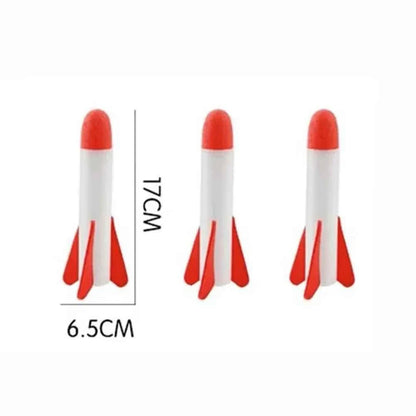 Kid Air Rocket Foot Pump Launcher Outdoor Air Pressed Pedal Soaring Rocket Toys Child Play Set Jump Sport Game Toys For Children