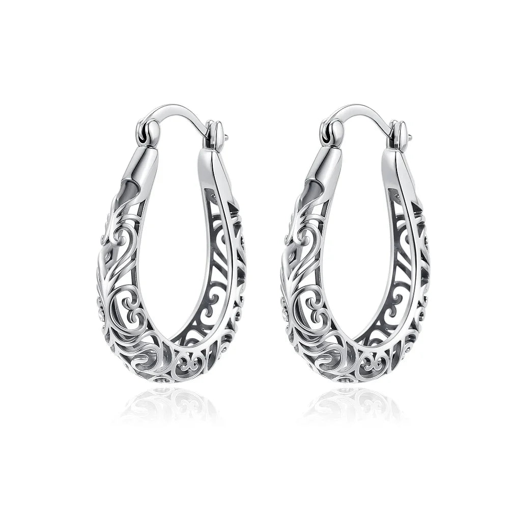2026 New 925 Silver Elephant Cherry Blossom Butterfly Heart Earrings | Fine Jewelry for Women