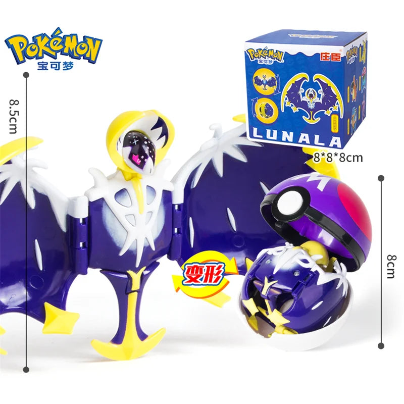 Pokemon Figures Toys Pocket Monsters Ball Model Pikachu Gengar Pokeball Dragonite Snorlax Pokeball Action Figures Toy