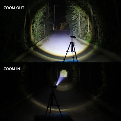 2000LM Mini Flashlight Rechargeable | Bright LED Tactical Torch with USB Charging