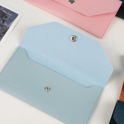 Envelope Coin Money Holder Wallet | PU Leather Classic Fashion Purse for Women