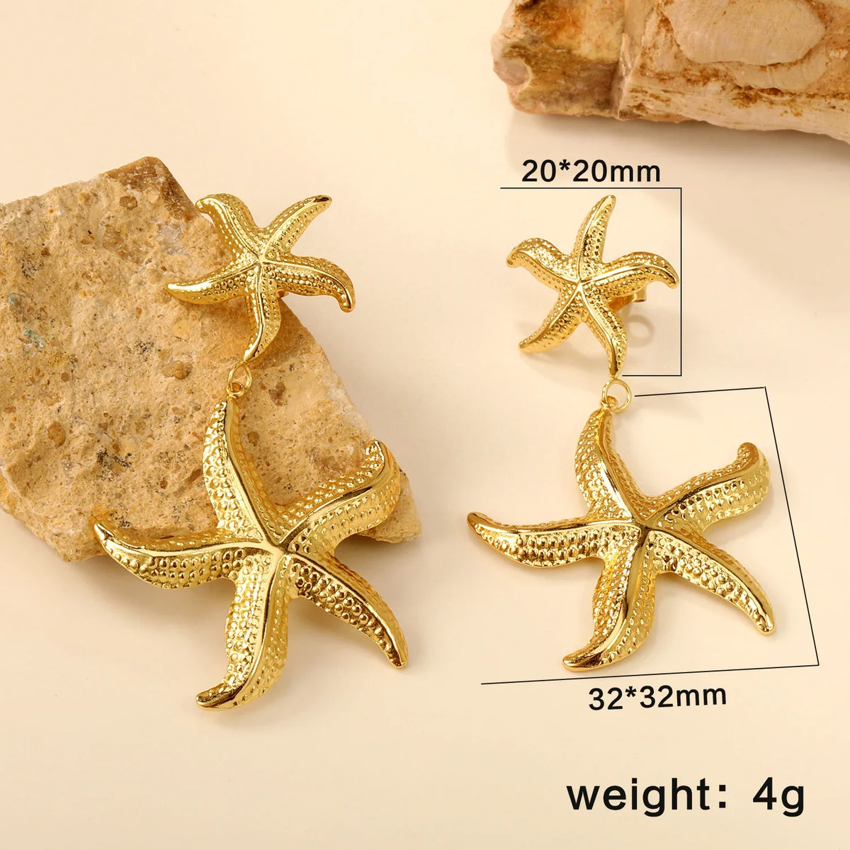 LUXUKISSKIDS Fairy Flower Earrings Stud | Gold-Plated Stainless Steel Piercing Jewelry for Women