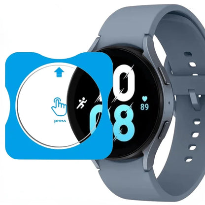 Tempered Glass Film Quick Pasting For Samsung Galaxy Watch 8/7/6/5/4 40mm 44mm Ultra 47mm Protective Screen Film Watch 8 Classic