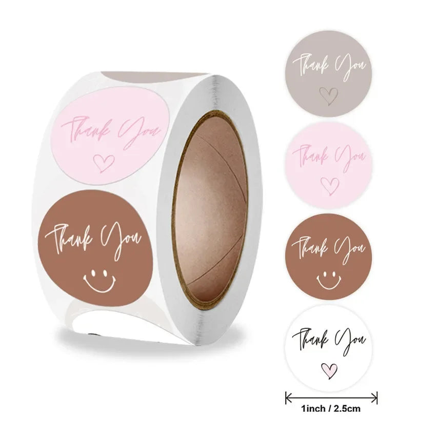 500pcs Handmade With Love Stickers | Baking Label Wedding Party Decoration Envelope Seal