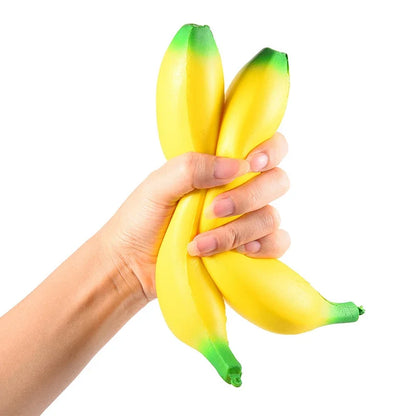 Slow Rising Banana Stress Toy | Squeeze Kneading Decompression Gift