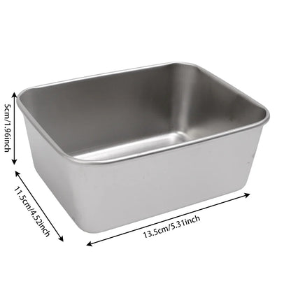 304 Stainless Steel Airtight Food Storage Container | Lunch Bento Box with Lid