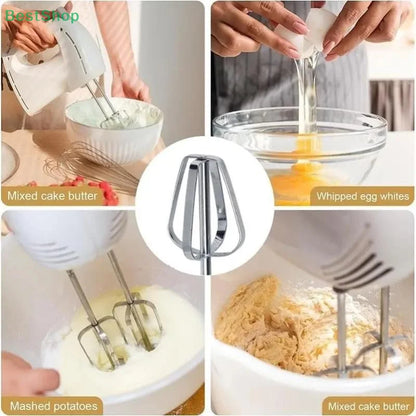 Stainless Steel Handheld Egg Whisk | Electric Mixing Stick for Baking