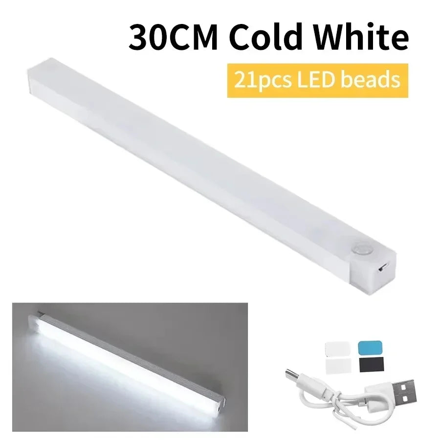 Wireless LED Motion Sensor Cabinet Light | USB Rechargeable Night Light