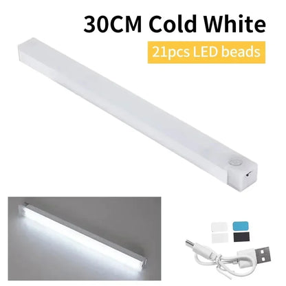 Wireless LED Motion Sensor Cabinet Light | USB Rechargeable Night Light