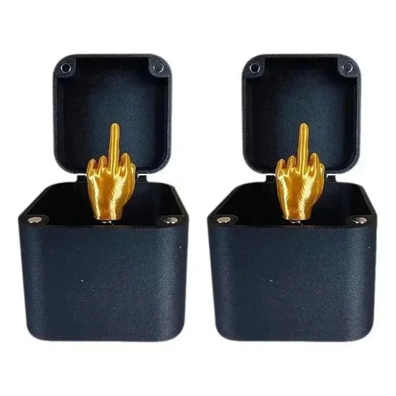 The Pop-up Middle Finger Gift Box for Creative Desk Pranks | Novelty Home Decor