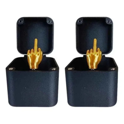 The Pop-up Middle Finger Gift Box for Creative Desk Pranks | Novelty Home Decor