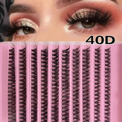 Cluster Lashes 200 Pack | DIY Individual Eyelashes with Natural Wispy Look