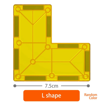Magnetic Building Tiles Set | Educational Construction Toy for Kids