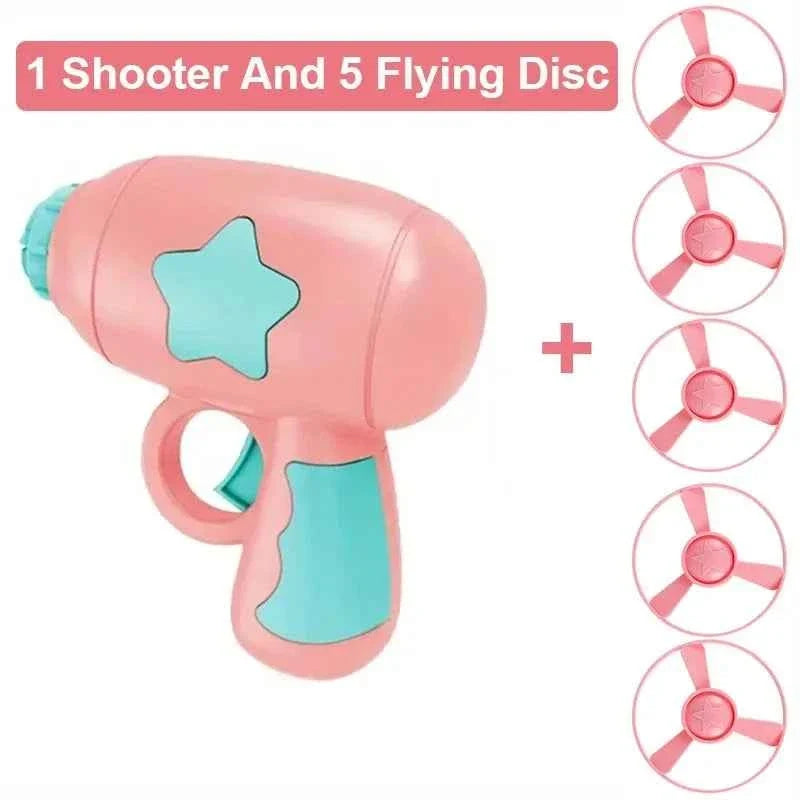 Interactive Cat Toy – Flying Disc Shooting Gun