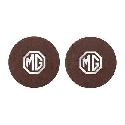 2Pcs Car Coasters Carbon Fiber Cup Holder Mat | Interior Accessories for MG Models