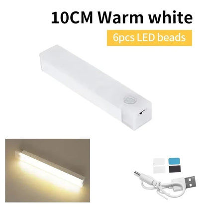 Wireless LED Motion Sensor Cabinet Light | USB Rechargeable Night Light