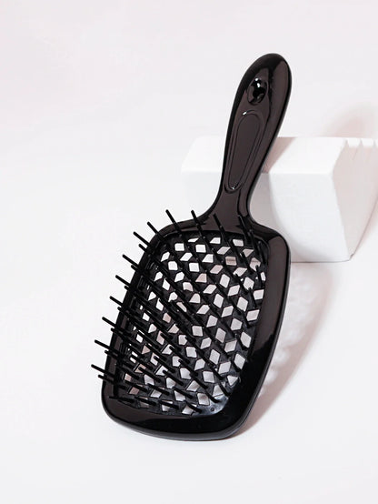 Tangled hair combed hair massage hairbrush hollowed out curly brush salon hairdresser hairdresser Special for real hair wigs