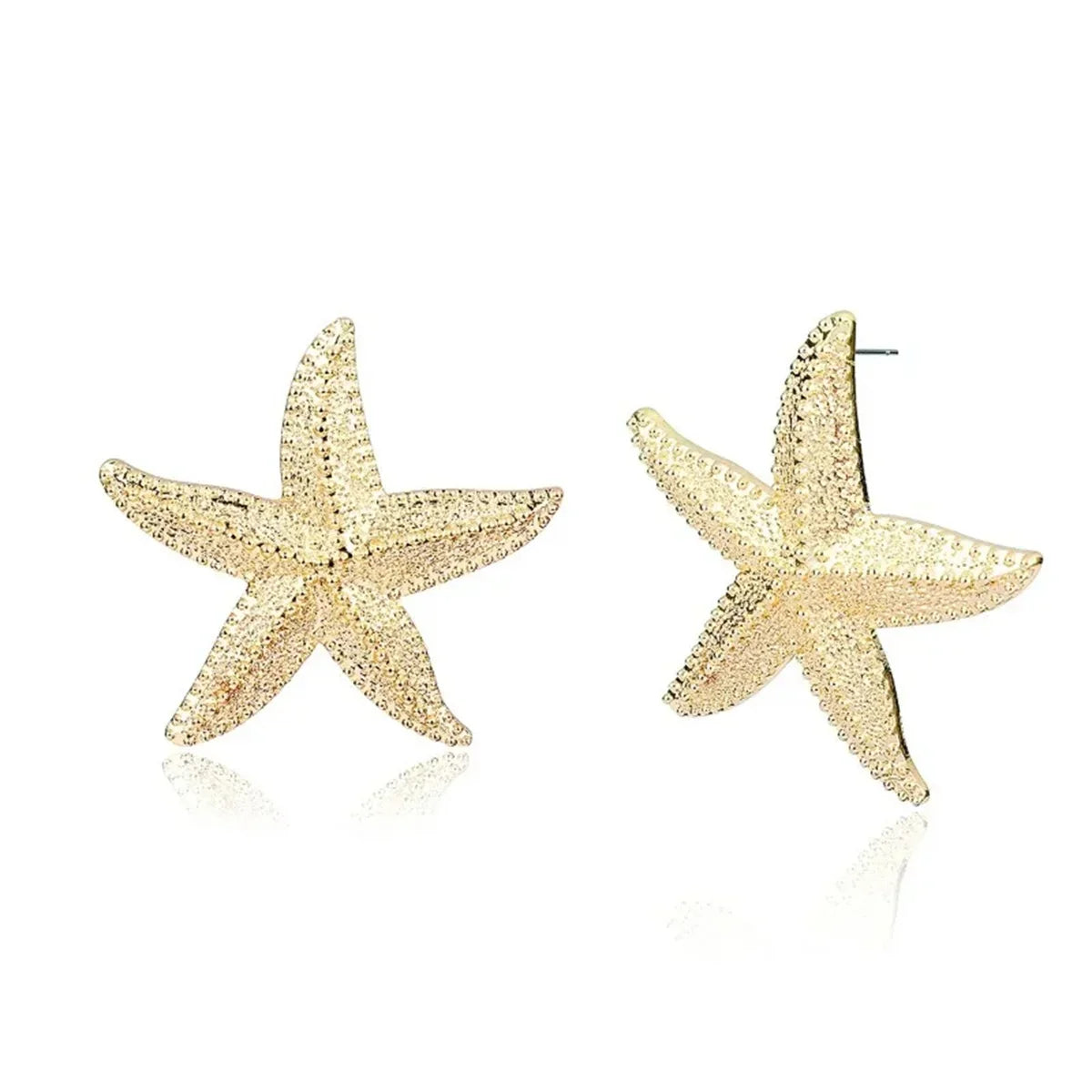 Classic Starfish Stud Earrings | 2pcs Summer Beach Fashion Jewelry for Women