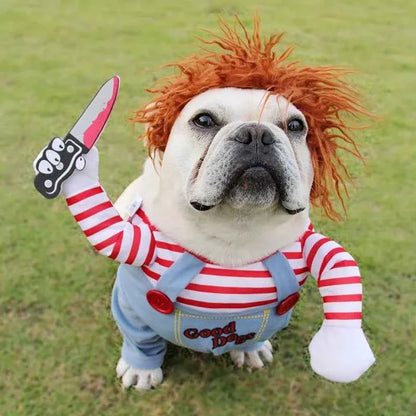 Halloween Dog Costume – Funny Adjustable Cosplay for Medium & Large Dogs