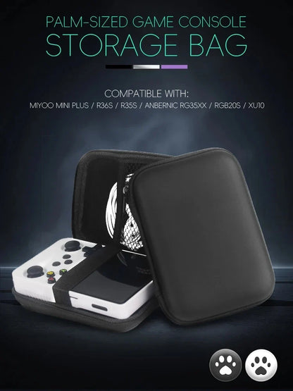 Data Frog Portable Handheld Console Carrying Case | Retro Gaming Travel Bag