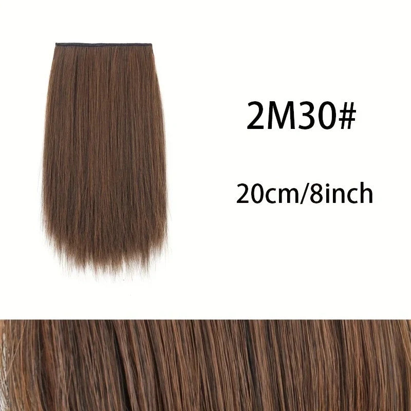 Synthetic Seamless Hair Pads Clip In | Increase Volume Top Hairpiece