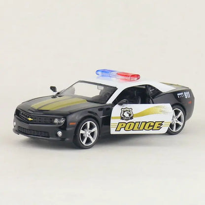 1/36 Chevrolet Camaro Alloy Diecast Car Model Toy 2 Doors Opened Pull Back Cars Birthday Gifts For Children Adult Collections
