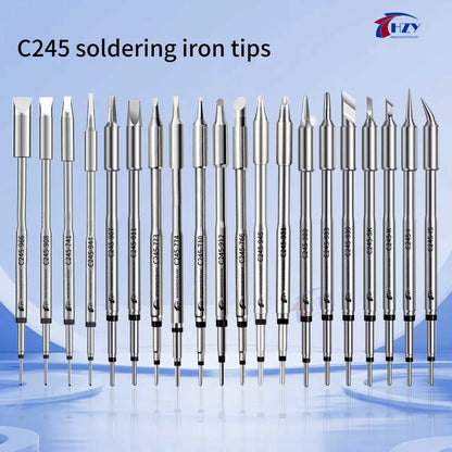 OEM C245 Series Soldering Iron Tips | Universal T245 Handle Soldering Station Tips for Phone Repair