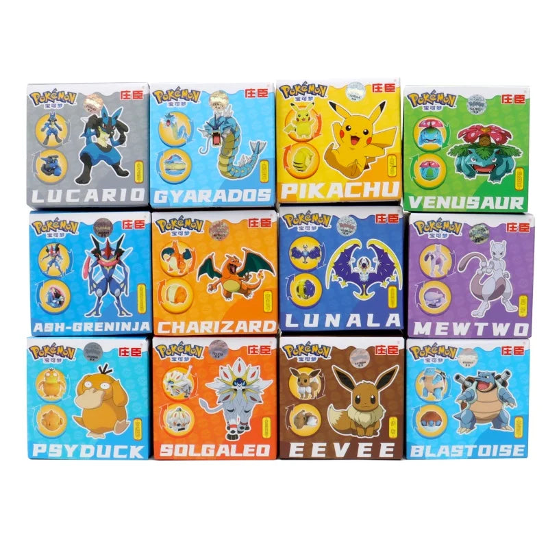 Pokemon Figures Toys Pocket Monsters Ball Model Pikachu Gengar Pokeball Dragonite Snorlax Pokeball Action Figures Toy