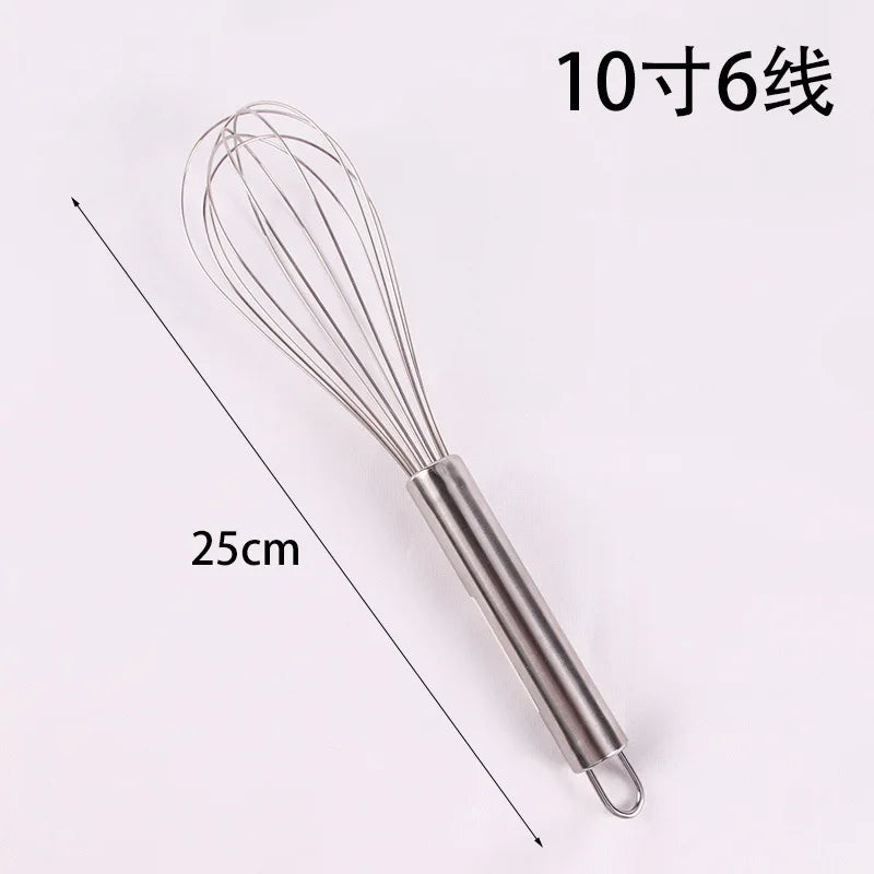 Stainless Steel Semi-Automatic Egg Beater | Hand Push Cream Blender for Kitchen Baking