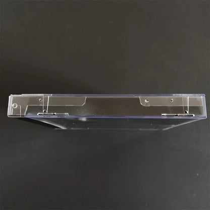 Clear PS1 Game Disc Storage Case | Transparent Single Disc Holder Bracket Box