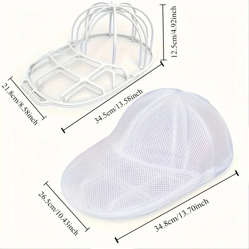 Hat cleaner cage for washing machine, hat cleaner with mesh bag, hat cleaner for baseball cap