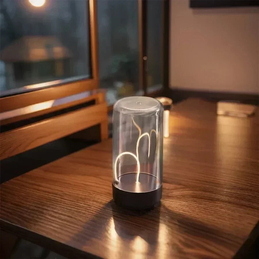 Portable quantum wire ambient magnetic light Type-C charging, eye protection function, bedroom, study, camping, Christmas gift