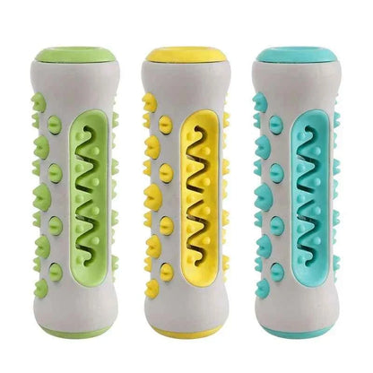 Chew-Resistant Rubber Dog Toy for Dental Health