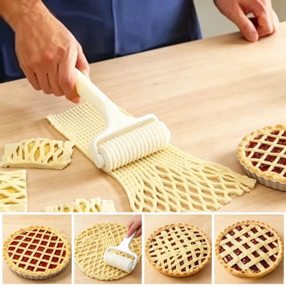 Lattice Pizza Cutter Wheel | Pastry Roller for Wellington and Baking