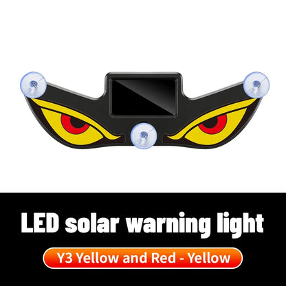 Solar Demon's Eye Car Dynamic LED Light | No Wiring Moving Eyes Car Decoration
