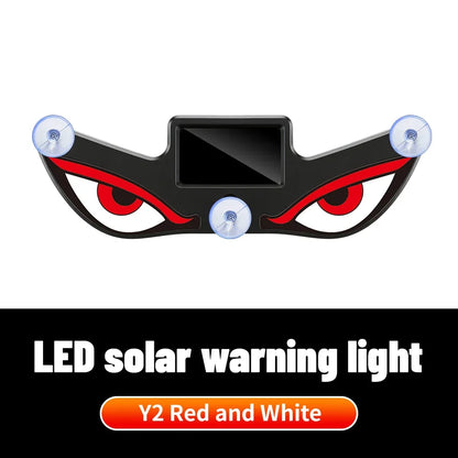 Solar Demon's Eye Car Dynamic LED Light | No Wiring Moving Eyes Car Decoration