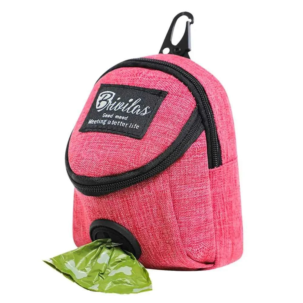 Portable Dog Treat Pouch – Training & Travel Bag with Poop Dispenser