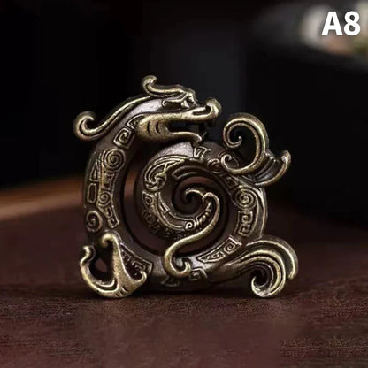 Dragon Turtle Incense Holder | Brass Alloy Incense Burner with Snail Sculpture