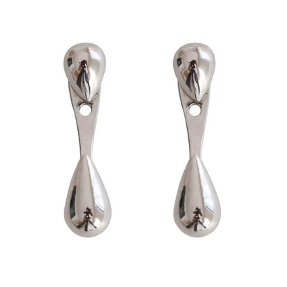 FTCY Water Drop Earrings | Irregular Geometry Claw Stud Earrings for Women