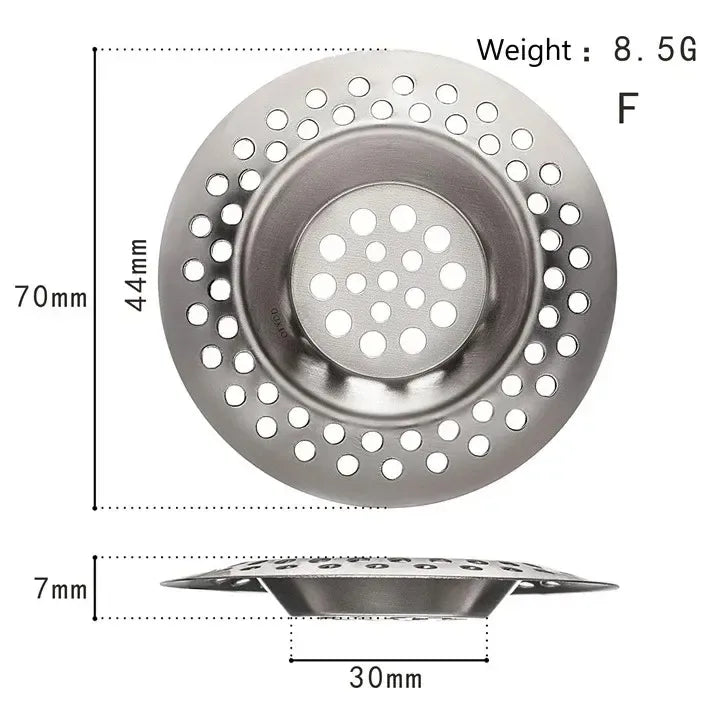 Kitchen Sink Strainer | Stainless Steel Mesh Drain Filter for Sink and Bathroom