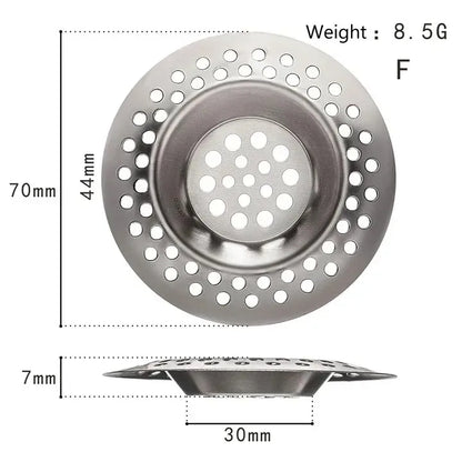 Kitchen Sink Strainer | Stainless Steel Mesh Drain Filter for Sink and Bathroom