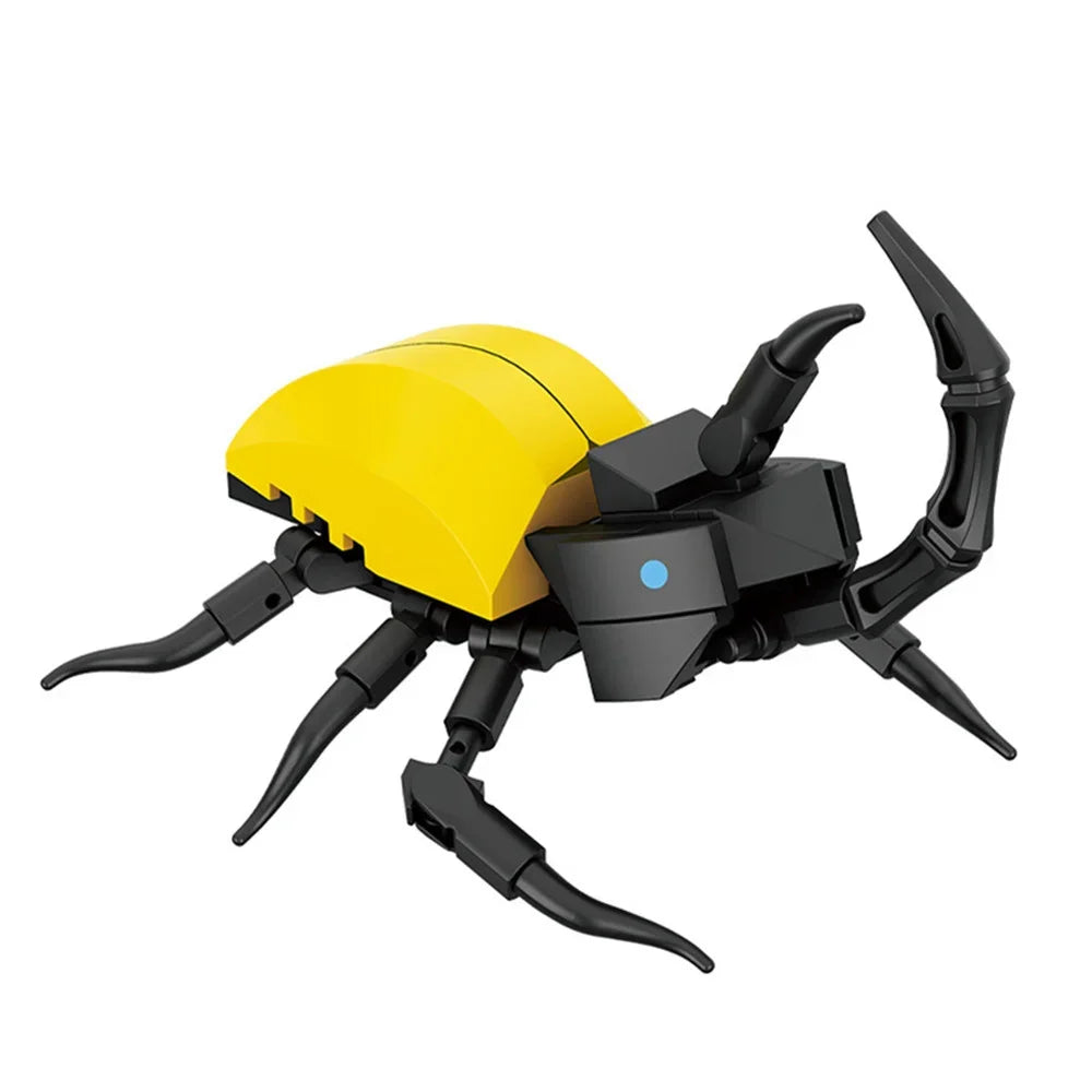 Moc Insect Animal Model Bee Ant Butterfly Cricket Grasshopper Set Building Blocks Diy Children Puzzle Assemble Toys Boy Kid Gift