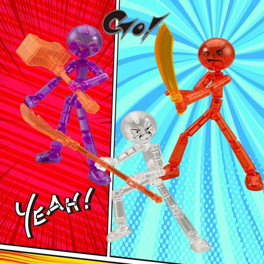 Multi-jointed Stickman Action Figure | 3D Printing Mannequin Toy
