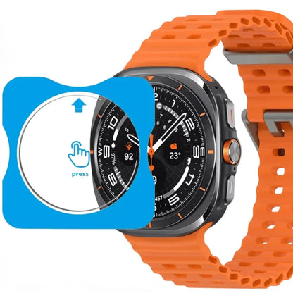 Tempered Glass Film Quick Pasting For Samsung Galaxy Watch 8/7/6/5/4 40mm 44mm Ultra 47mm Protective Screen Film Watch 8 Classic