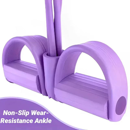 Six-Tube Pedal Tension Rope | Multi-Functional Indoor Fitness Equipment