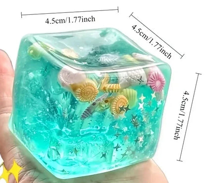 Squishy Ocean Blocks Stress Balls | Fidget Toy Set for Sensory Play and Anxiety Relief