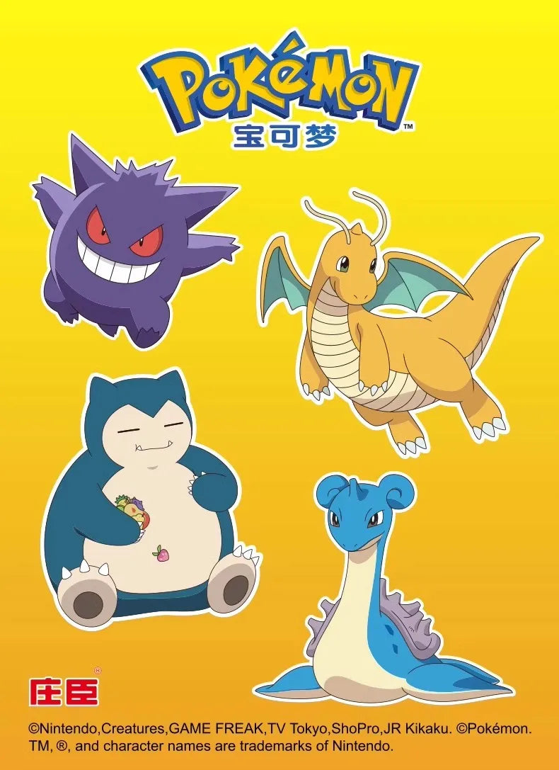 Pokemon Figures Toys Pocket Monsters Ball Model Pikachu Gengar Pokeball Dragonite Snorlax Pokeball Action Figures Toy