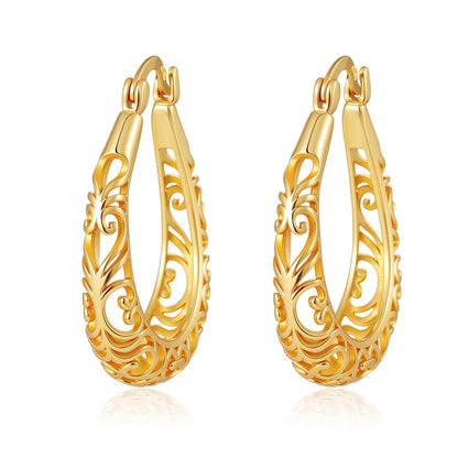 925 Sterling Silver Cross Drop Earrings | Gold Plated Fashion Jewelry for Women