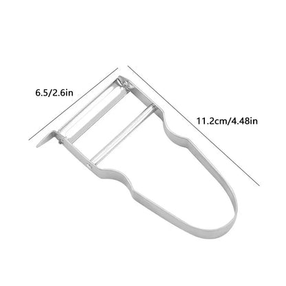 Stainless Steel Peeler | 2-in-1 Kitchen Fruit and Vegetable Slicer
