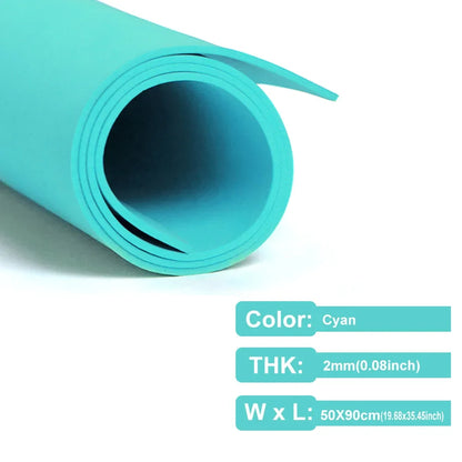 16 Colors EVA Foam Sheets 50x90cm | Colorful Craft Foam for Cosplay and DIY